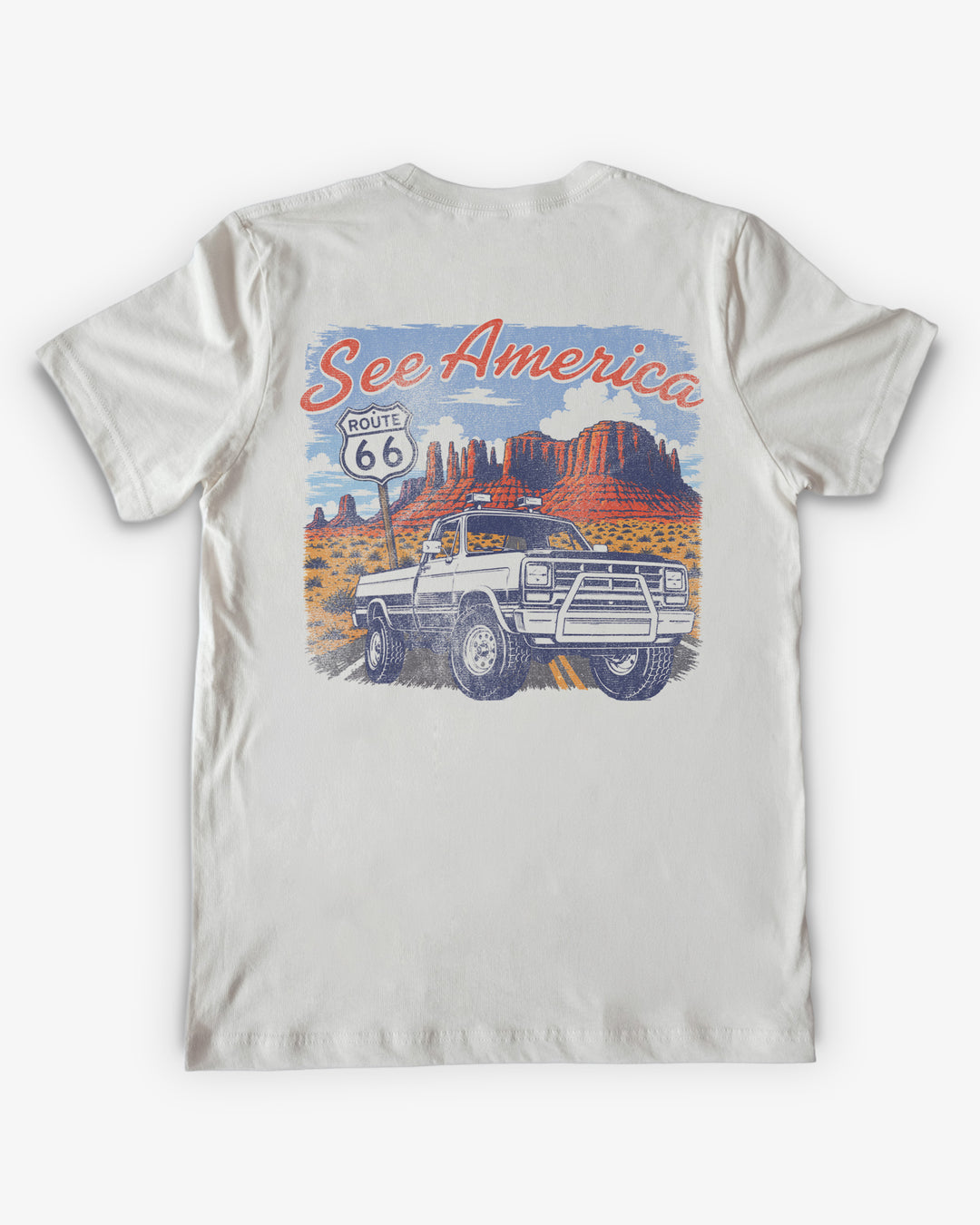 Vintage Route 66 Tee | Streaker Sports