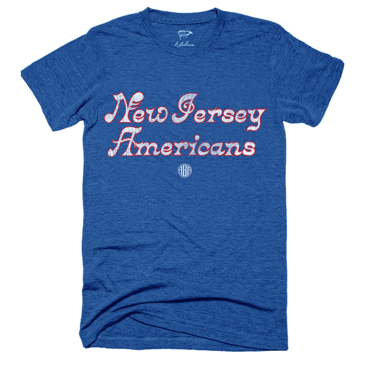 1967 New Jersey Americans Wordmark Tee - Streaker Sports