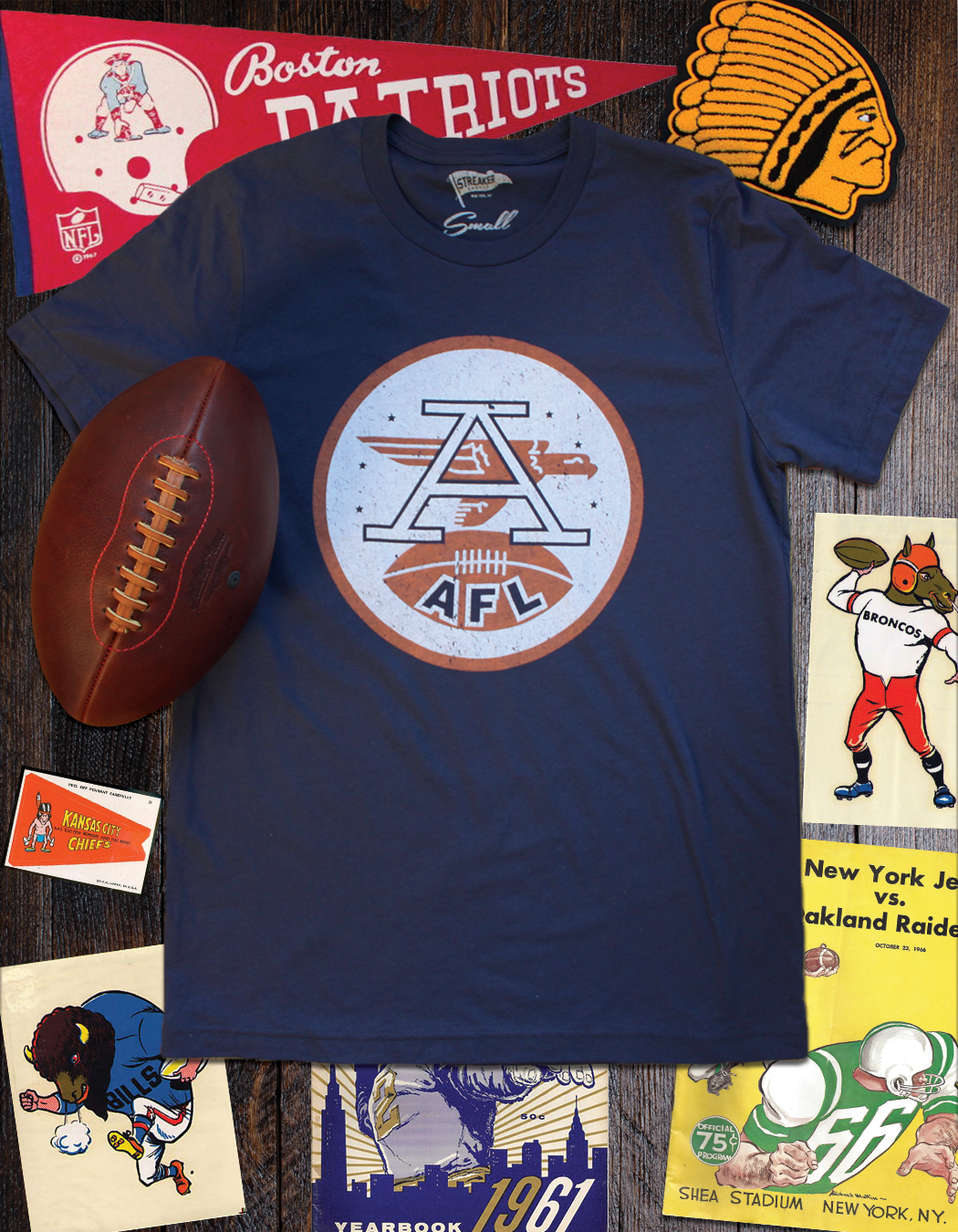 1969 AFL Logo Tee - Streaker Sports