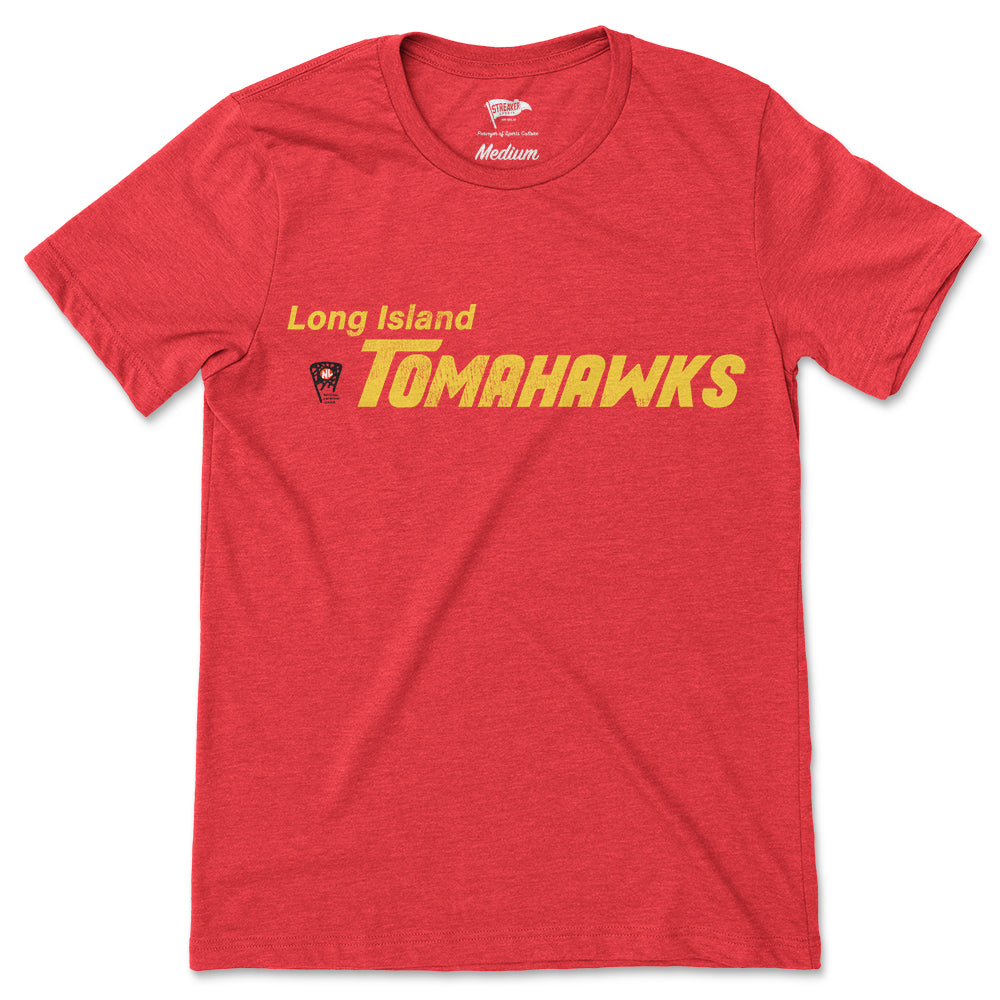 1975 Long Island Tomahawks Tee - Streaker Sports