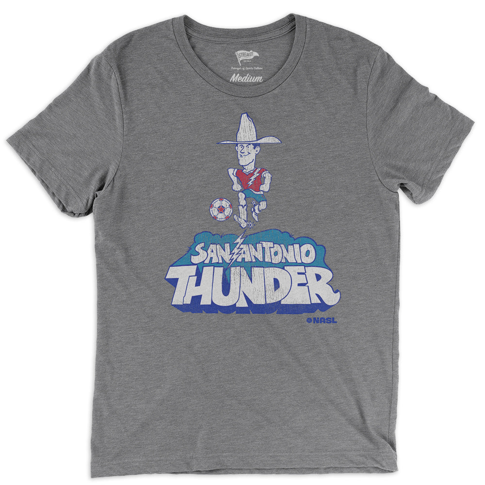 1975 San Antonio Thunder Alternate Logo Tee - Streaker Sports