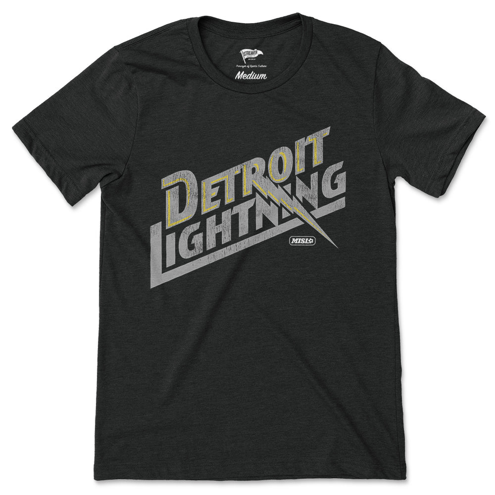 1979 Detroit Lightning Logo Tee - Streaker Sports