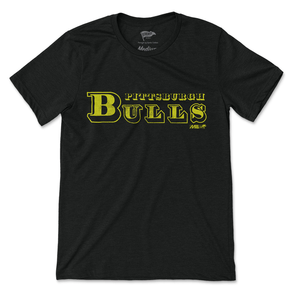 1990 Pittsburgh Bulls Lacrosse Tee - Streaker Sports