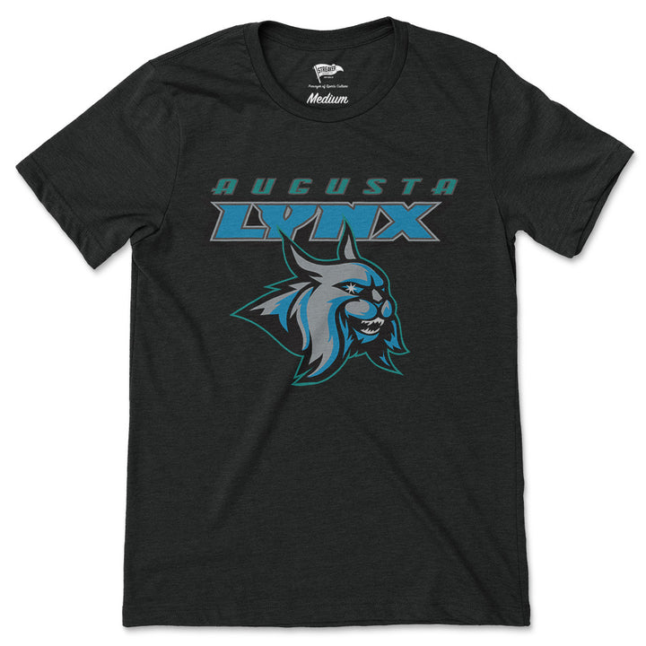 1998 Augusta Lynx Tee | Vintage ECHL Sports Tee | Streaker Sports