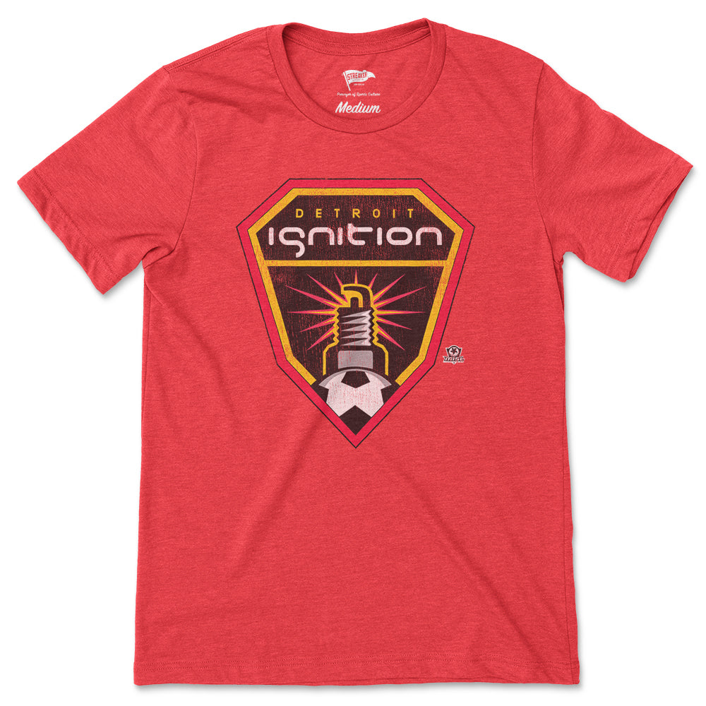 2006 Detroit Ignition Logo Tee - Streaker Sports