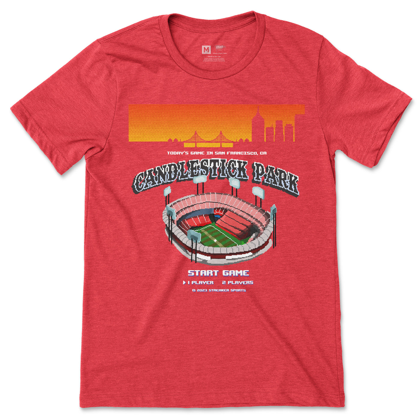 Candlestick Park 8-bit Tee - Streaker Sports