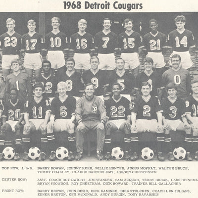 1967 Detroit Cougars Tee - Streaker Sports