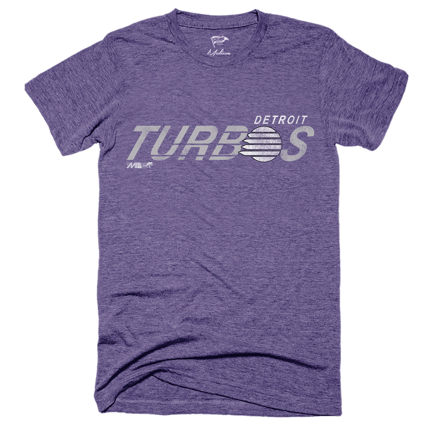 1989 Detroit Turbos Lacrosse Tee - Streaker Sports