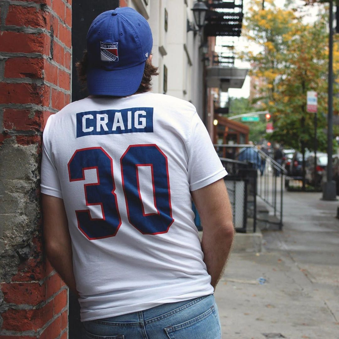 1980 Jim Craig Home Jersey Tee Relive the Miracle On Ice Streaker Sports