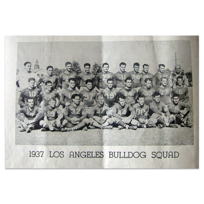 1937 Los Angeles Bulldogs Football Tee - Streaker Sports