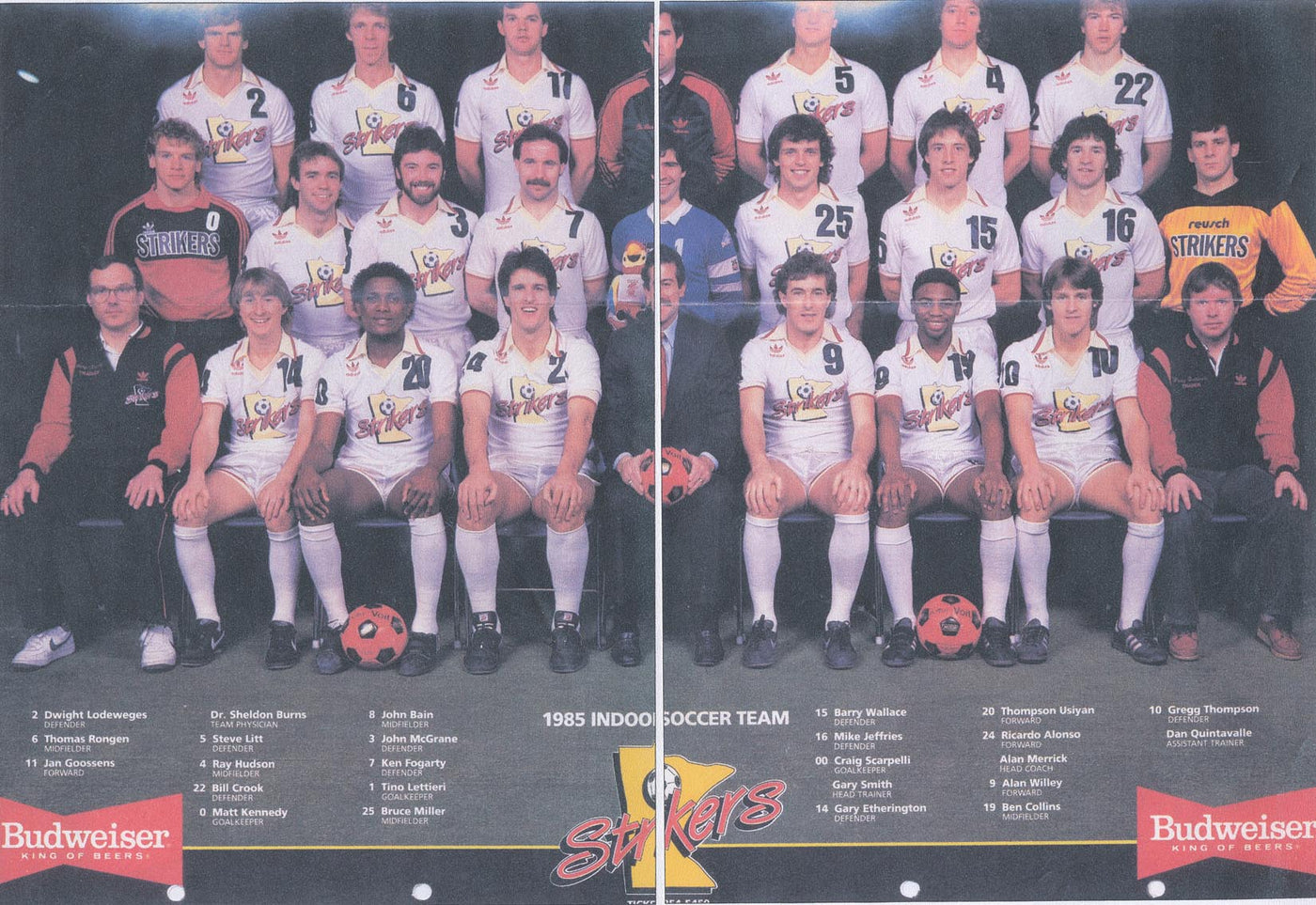 1984 Minnesota Strikers Tee - Streaker Sports