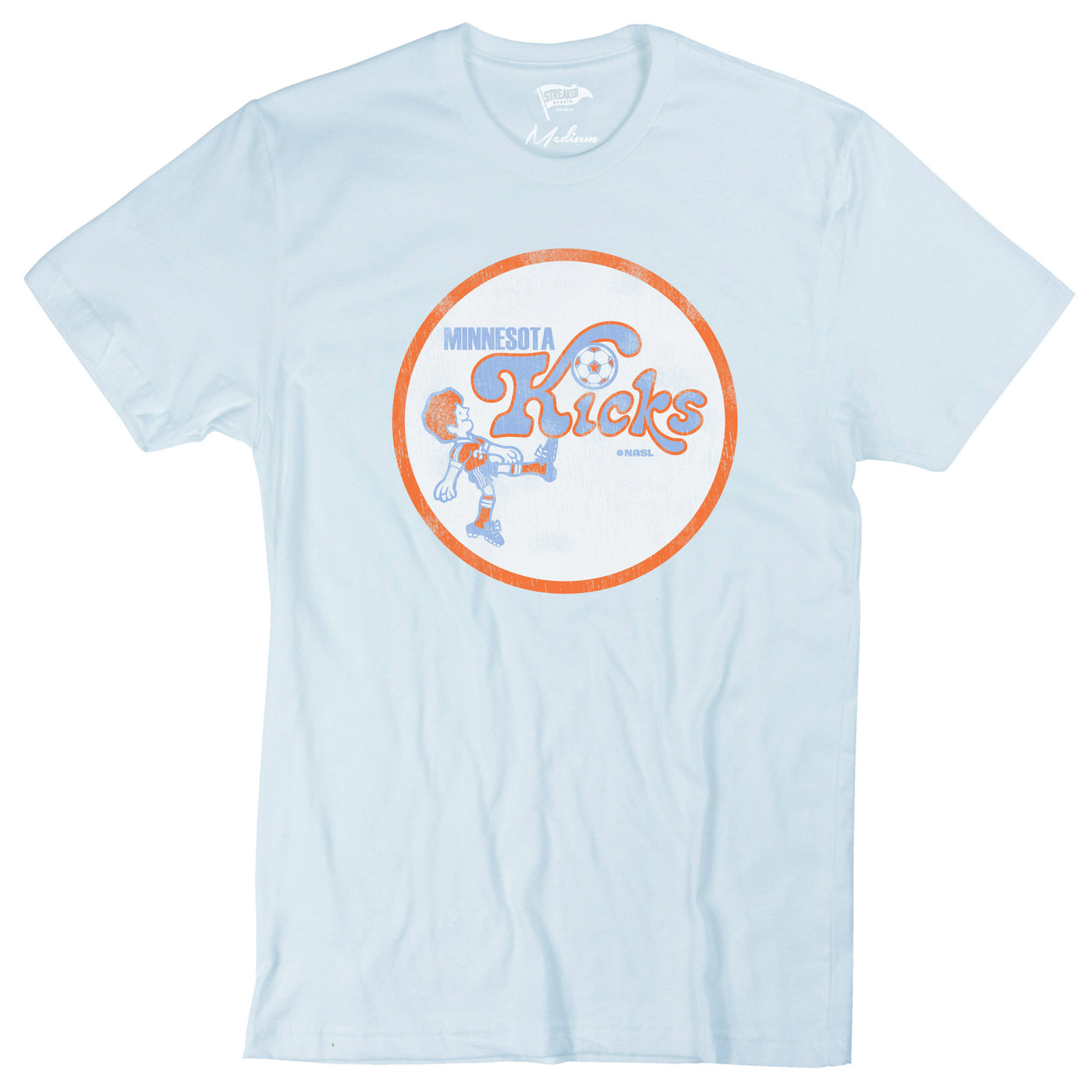 1976 Minnesota Kicks Tee - Streaker Sports