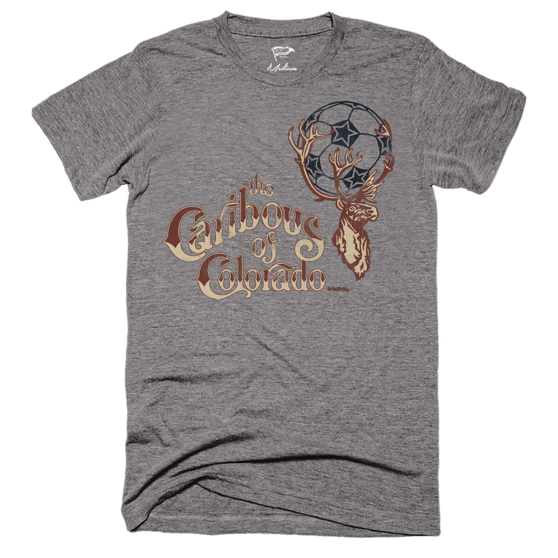 Vintage 1978 Caribous of Colorado Tee Iconic NASL Team Shirt