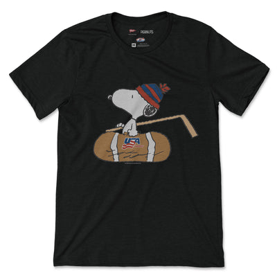 Streaker Sports x Peanuts USA Hockey Locker Room Tee - Streaker Sports