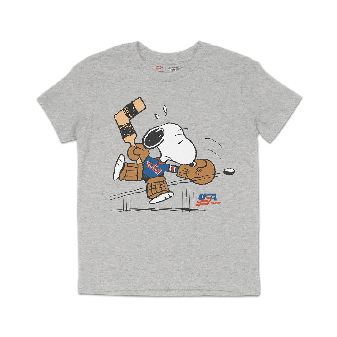 Peanuts x USA Hockey Snoopy Goalie Youth Tee – Streaker Sports
