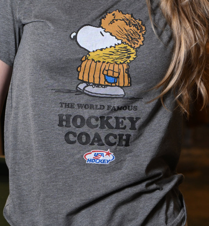 Vintage Snoopy Hockey Coach Tee | Streaker Sports x Peanuts