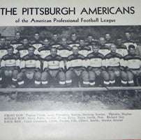 1936 Pittsburgh Americans Football Tee - Streaker Sports