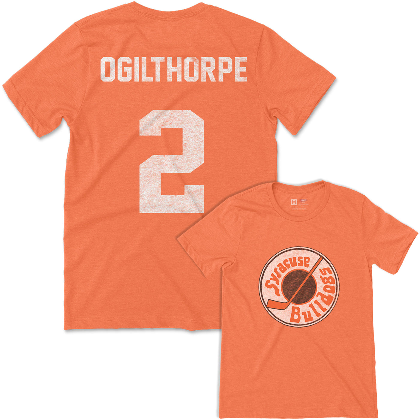 Slap Shot Syracuse Bulldogs Ogilthorpe Jersey Tee - Streaker Sports