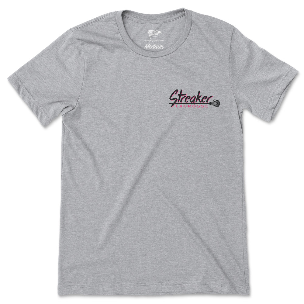 Choose Your Weapon Retro Lacrosse Tee - Streaker Sports