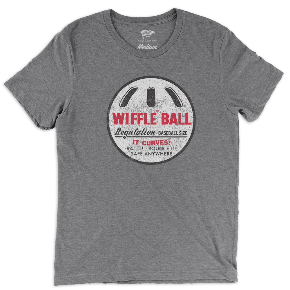 WIFFLE® Ball Inc Grey Tee - Streaker Sports