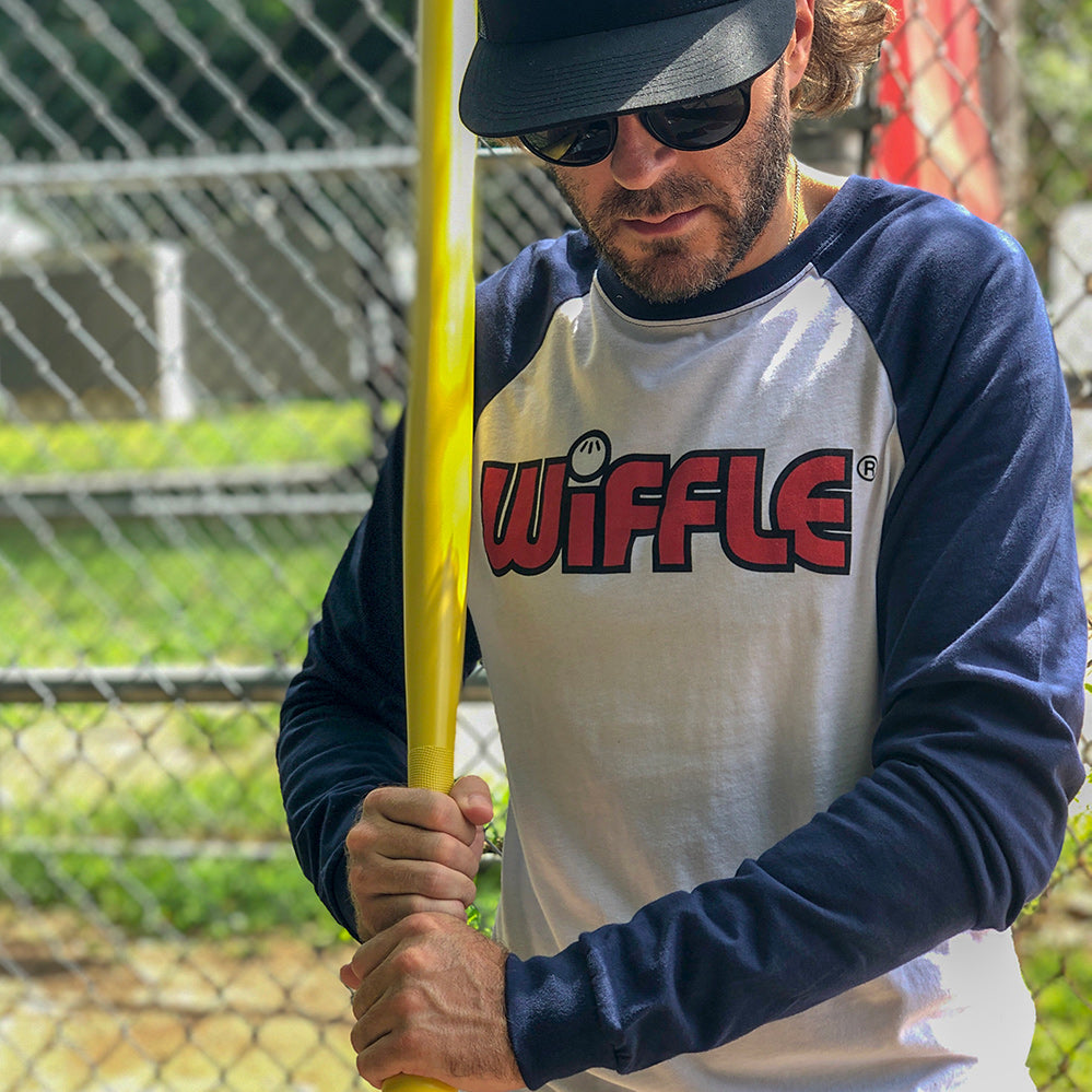 WIFFLE® Ball Logo Baseball Shirt - Streaker Sports