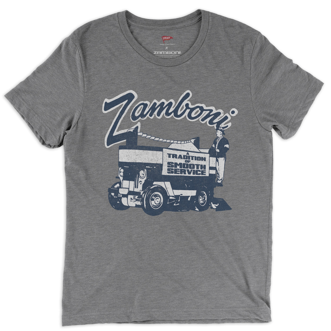 Zamboni A Tradition of Smooth Service Tee - Streaker Sports