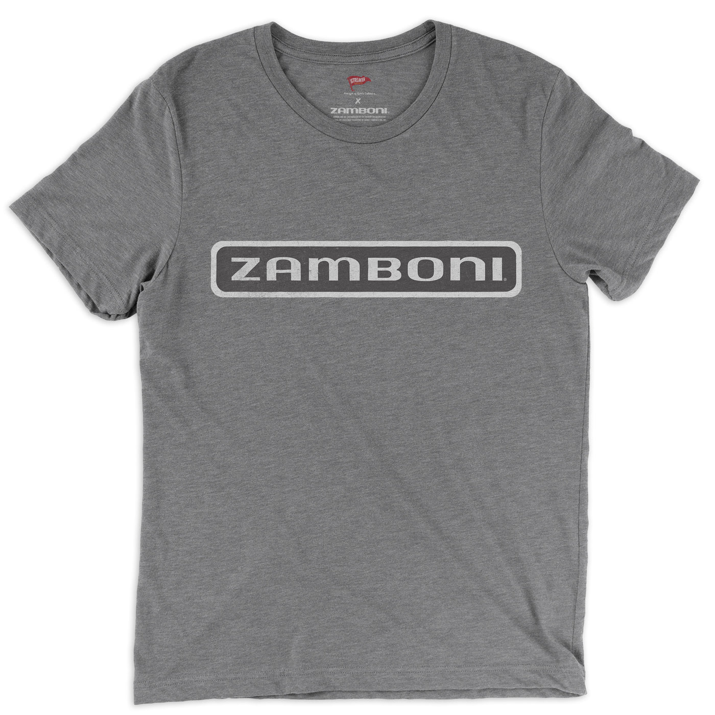 Zamboni Machine Nameplate Tee - Streaker Sports
